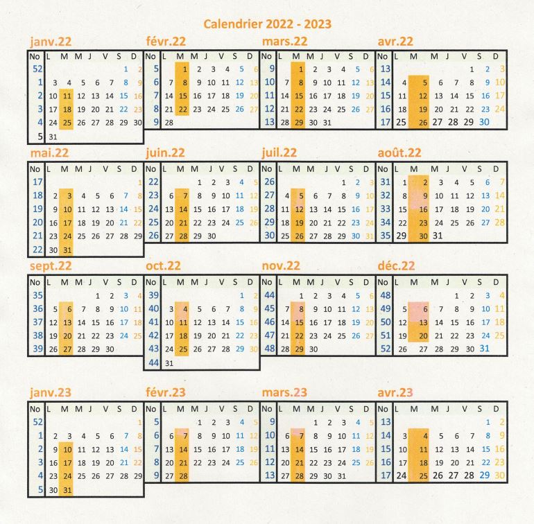 Calendrier Foire Bio 2023 Ramène Ta Fraise
